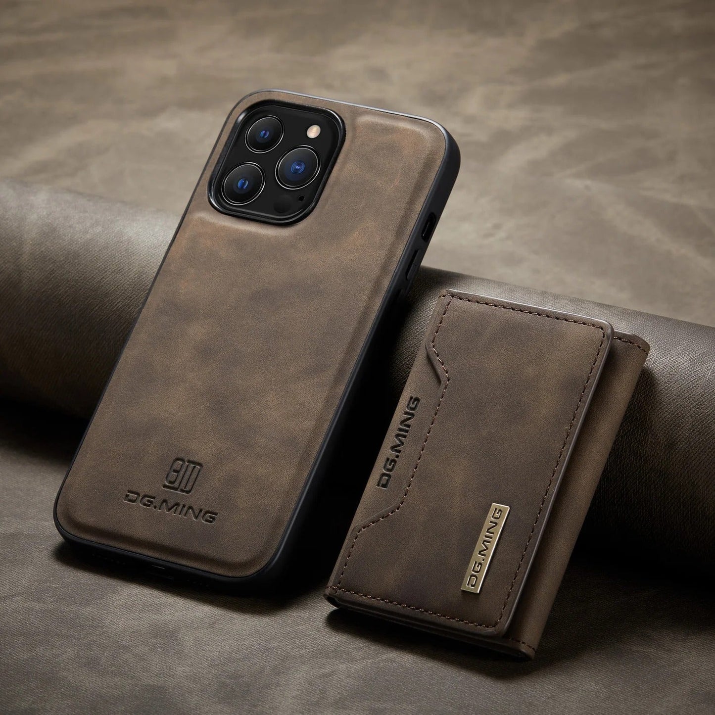 2 in 1 abnehmbares Leder Wallet Case für iPhone