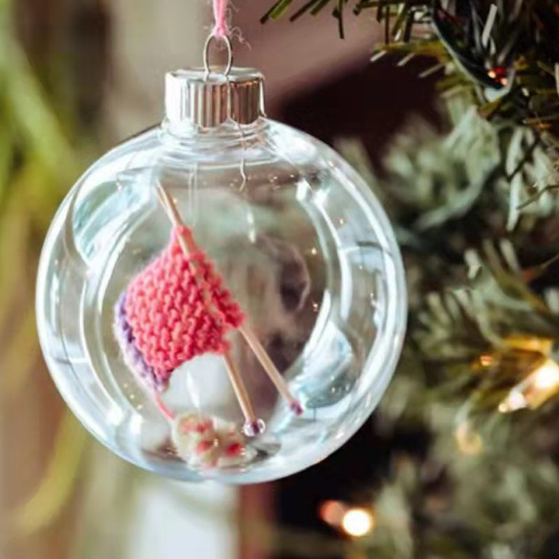 Sandsberg | 🎅Weihnachts-Strickball-Ornamente Xmas Baum hängende Dekoration Anhänger