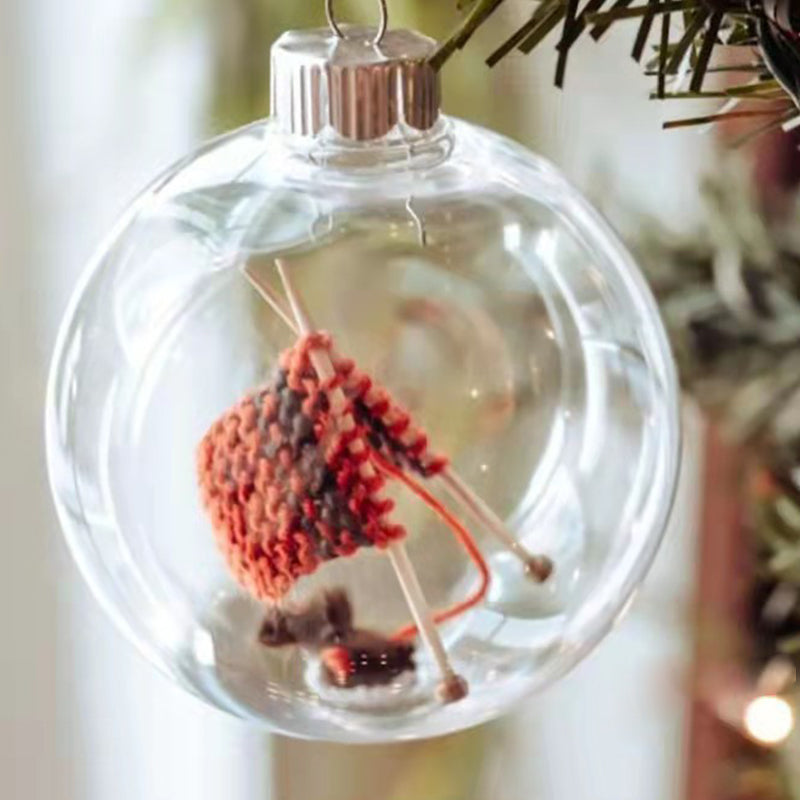 Sandsberg | 🎅Weihnachts-Strickball-Ornamente Xmas Baum hängende Dekoration Anhänger