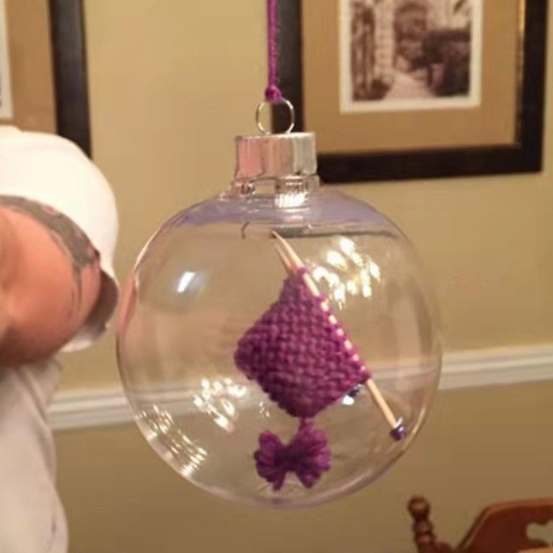 Sandsberg | 🎅Weihnachts-Strickball-Ornamente Xmas Baum hängende Dekoration Anhänger