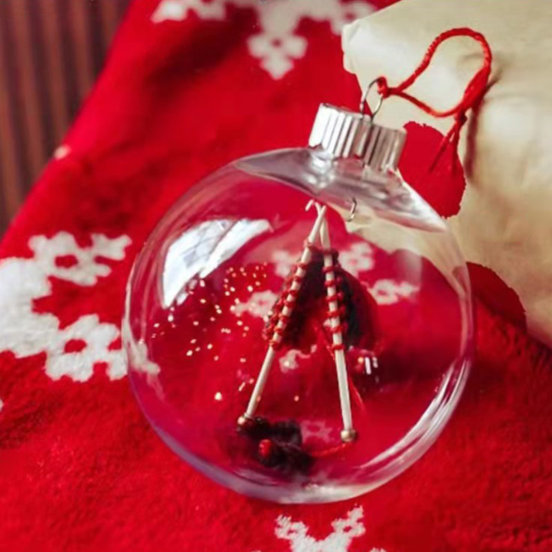 Sandsberg | 🎅Weihnachts-Strickball-Ornamente Xmas Baum hängende Dekoration Anhänger