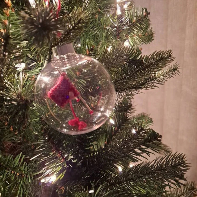 Sandsberg | 🎅Weihnachts-Strickball-Ornamente Xmas Baum hängende Dekoration Anhänger