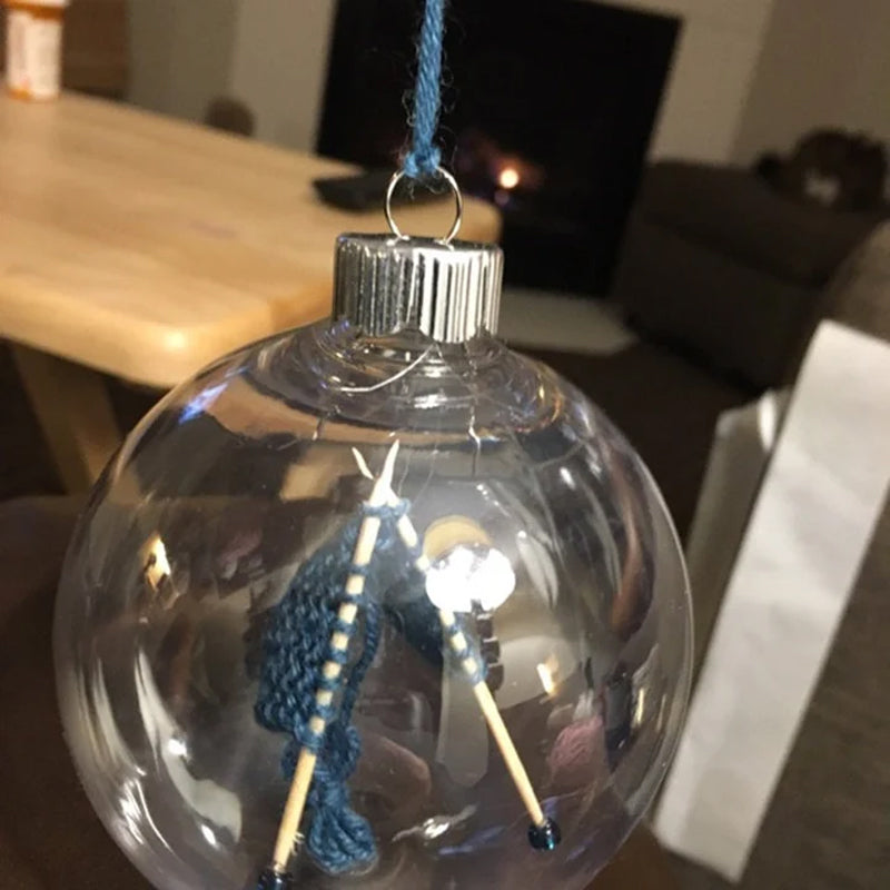 Sandsberg | 🎅Weihnachts-Strickball-Ornamente Xmas Baum hängende Dekoration Anhänger