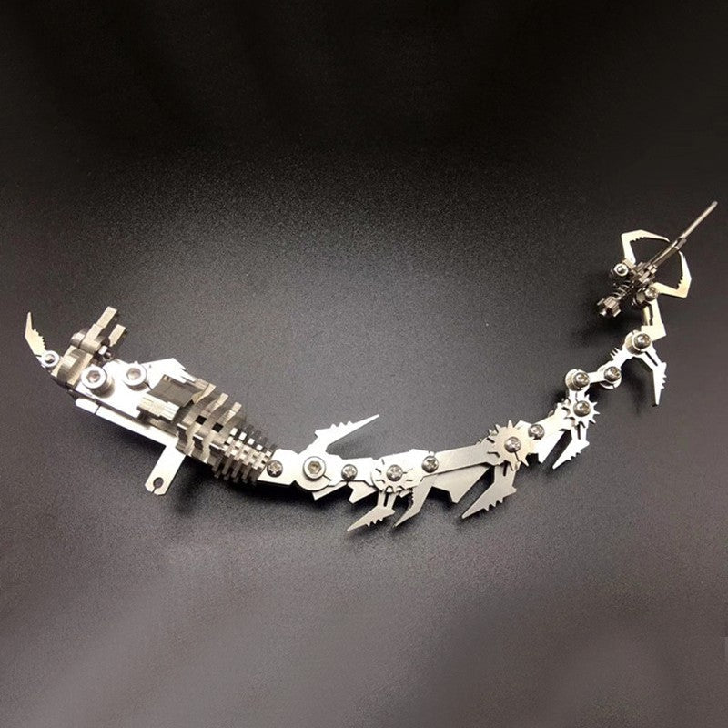 Sandsberg | 3D Skorpion Edelstahl DIY Metall Bauklötze, für Spaß, Geschenk & Anzeige