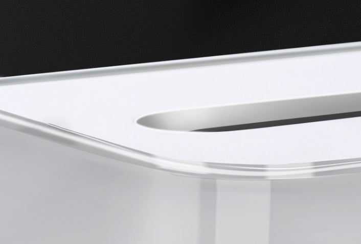 Sandsberg | Multifunktionaler Smart Electronic Alarm Clock Tissue Box, mit Innenraumthermometer und Sound Control Design, geeignet für Schlafzimmer, Wohnzimmer, Küche & Büro