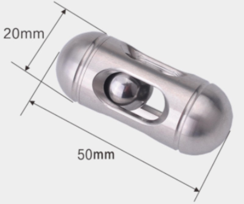 Sandsberg | Anti Stress Mini Zylindrisches Fidget Spielzeug, mit Taschenformat & Edelstahlmaterial, für den täglichen Gebrauch