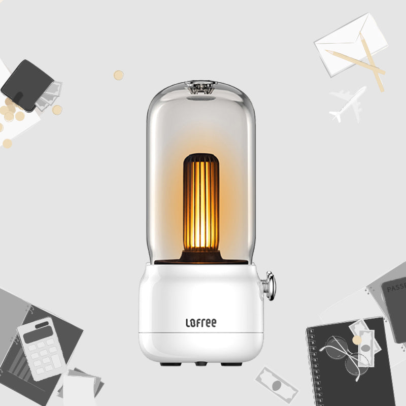 Sandsberg | LED-Tischlampe, mit 2 Lichtmodi & Dual-Lademodus, zum Schlafen, Feiern, Abendessen & mehr