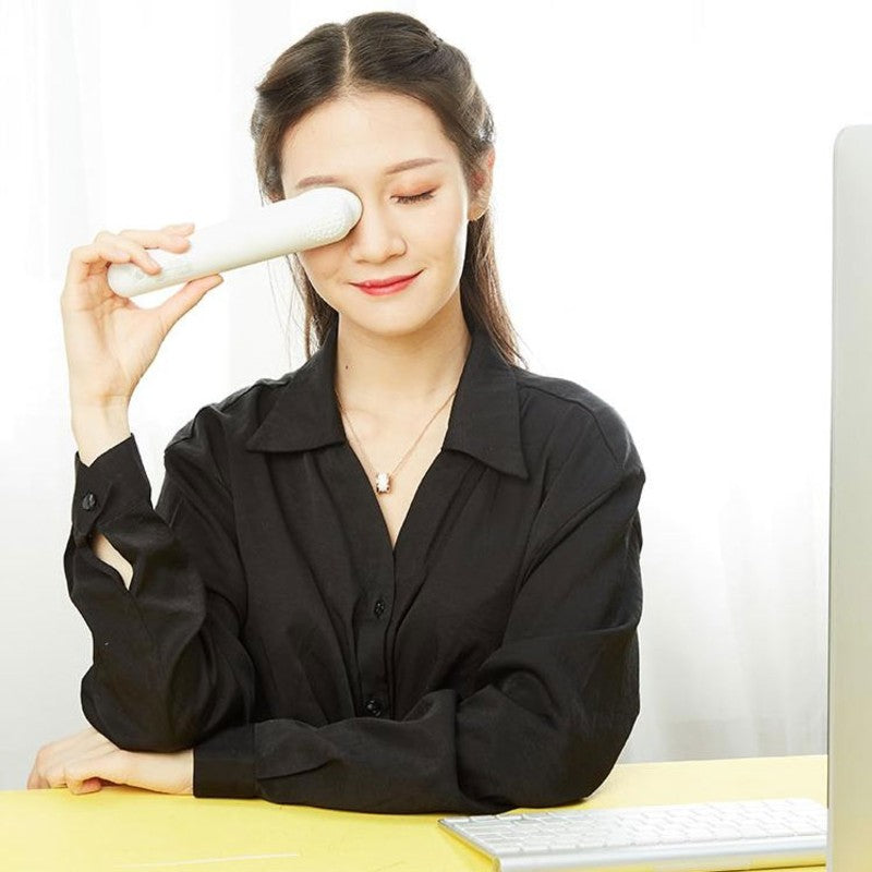 Sandsberg | Tragbarer wiederaufladbarer Augenmassager, mit Kühl- und Wärmeoptionen, drehbarem Kopf und Sonic-Vibration