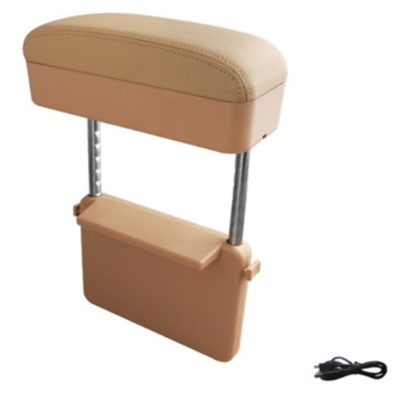 Sandsberg | 3-in-1 Universelle Verstellbare Auto-Armlehnen-Aufbewahrungsbox, mit Armstütze, Kabellosem Laden & Gegenstandsaufbewahrung, für lange Fahrten (1STK)