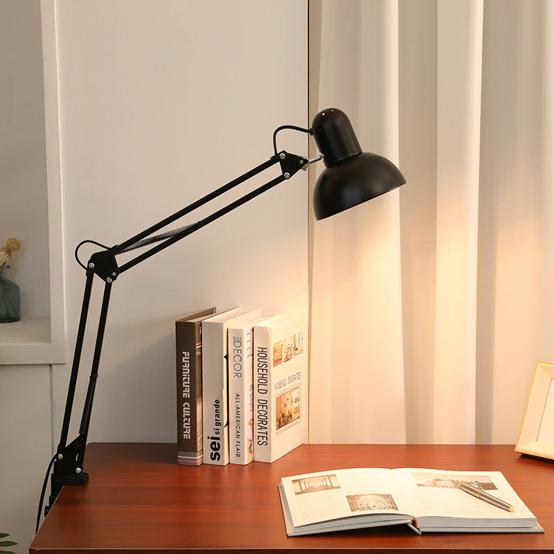 Moderne Minimalistische Ausziehbare Lange Arm Clip Eisen ABS 1-Lampe Tischlampe Für Schlafzimmer