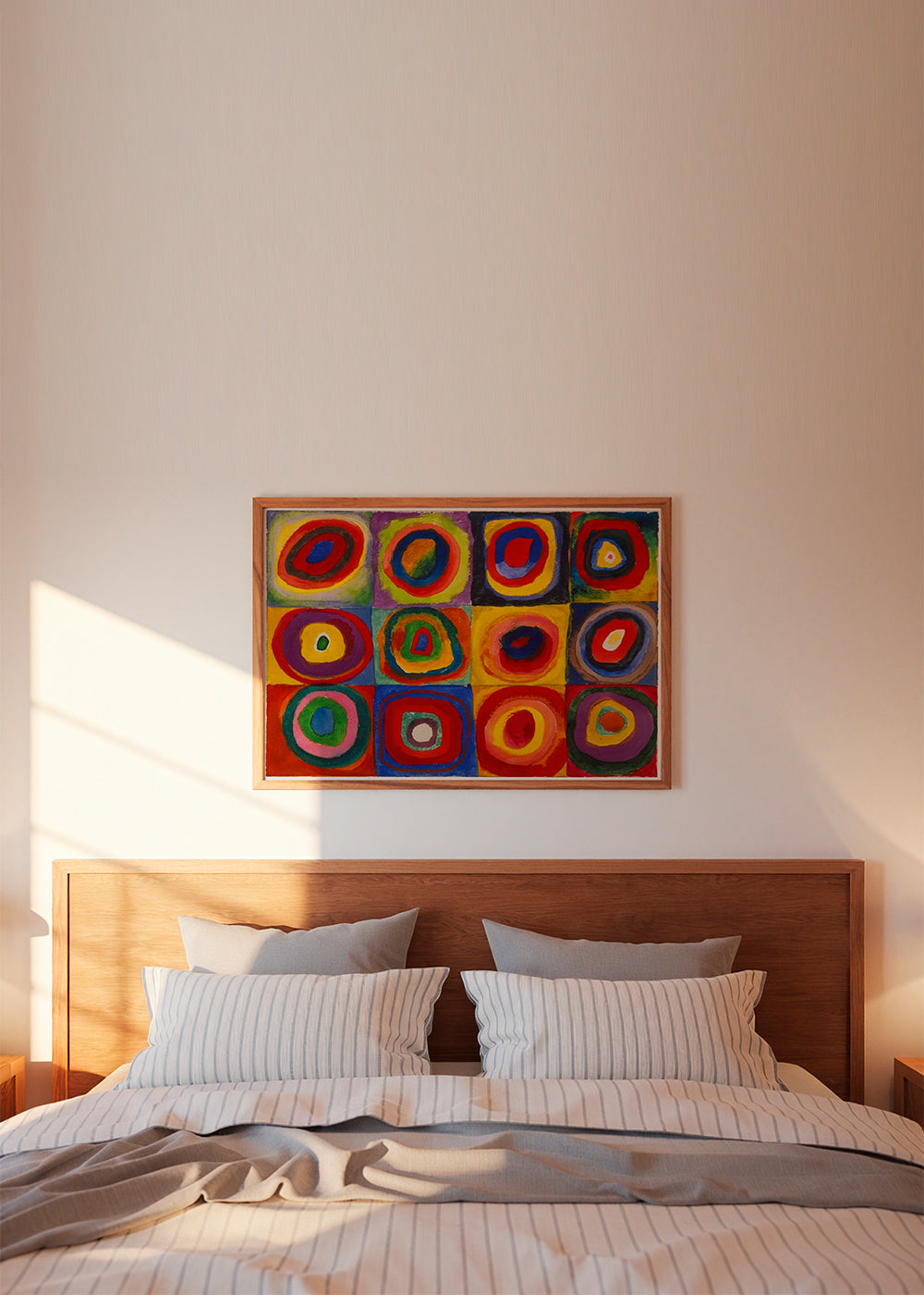 Sandsberg | Farbstudie - Quadrate und konzentrische Ringe - Vasili Kandinsky