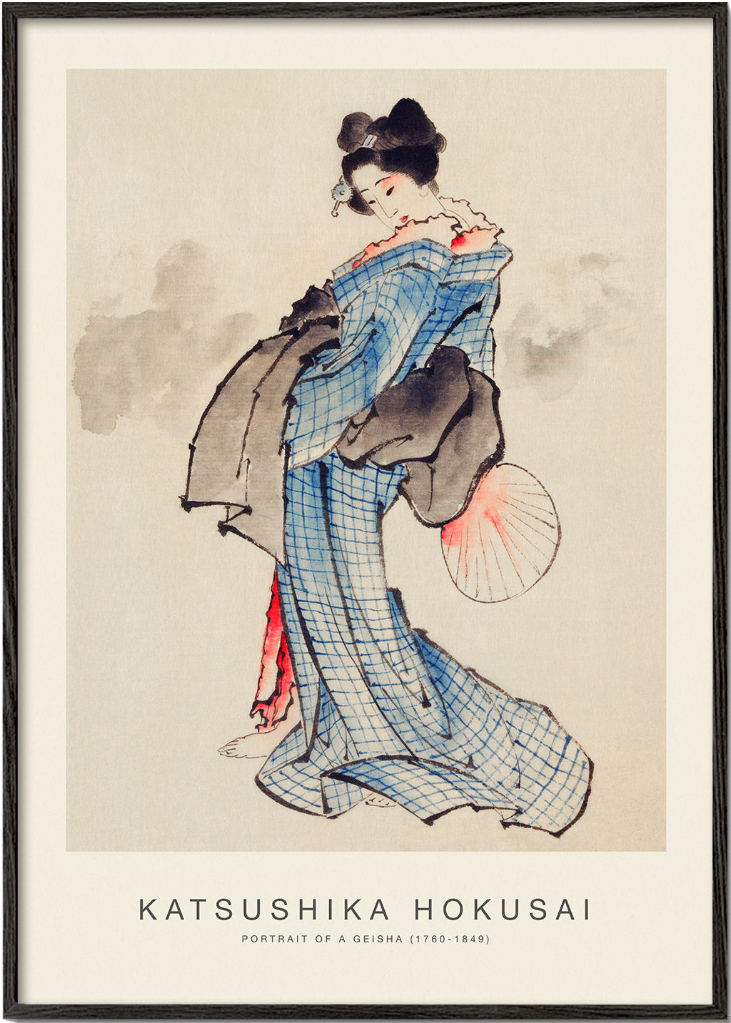 Porträt einer Geisha (Sonderausgabe) - Katsushika Hokusai