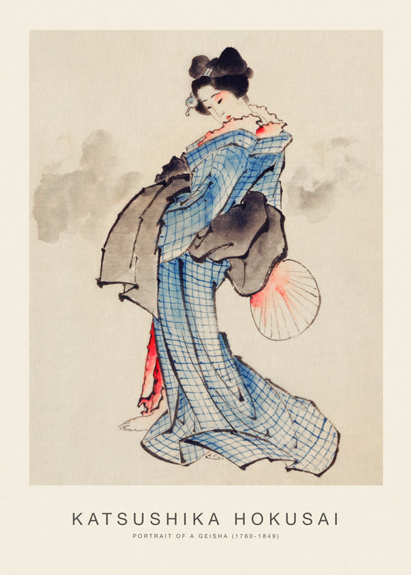 Porträt einer Geisha (Sonderausgabe) - Katsushika Hokusai