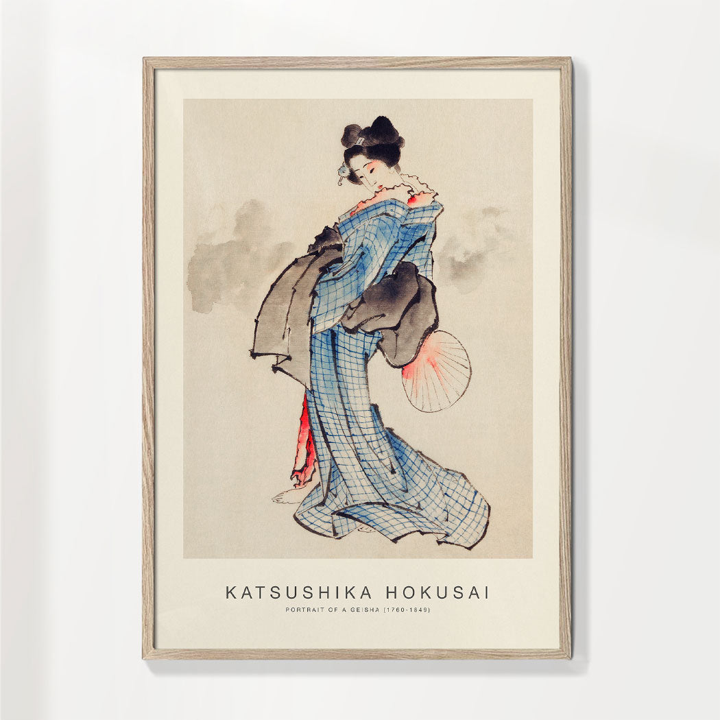 Porträt einer Geisha (Sonderausgabe) - Katsushika Hokusai