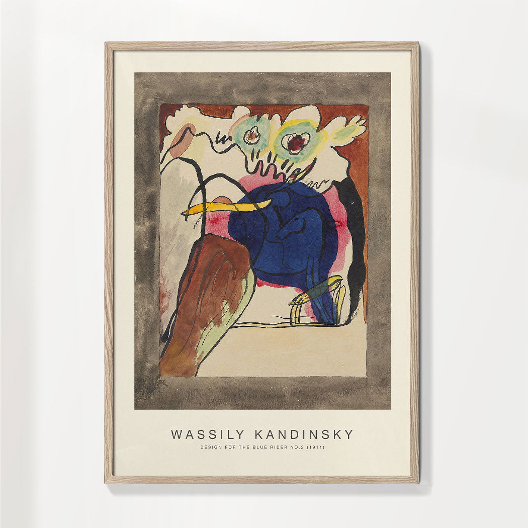 Design für den Blauen Reiter Nr. 2 (Sonderausgabe) - Wassily Kandinsky