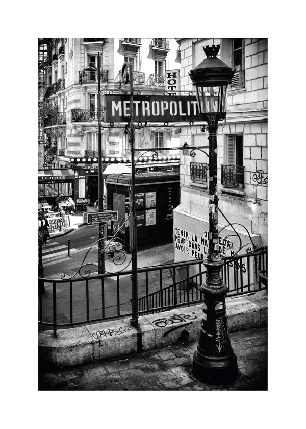 Sandsberg | Schwarzer Montmartre - Paris Metro