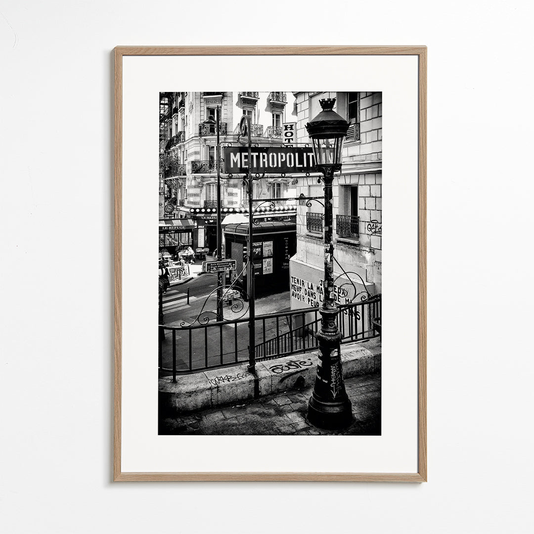 Sandsberg | Schwarzer Montmartre - Paris Metro