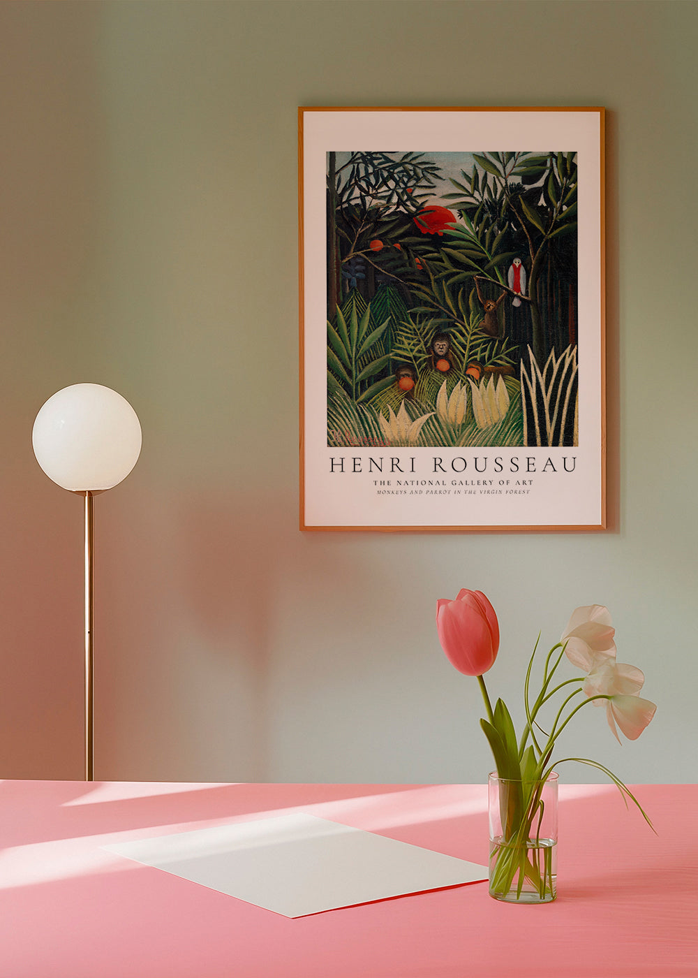 Sandsberg | Henri Rousseau Affen und Papagei im Jungfernwald