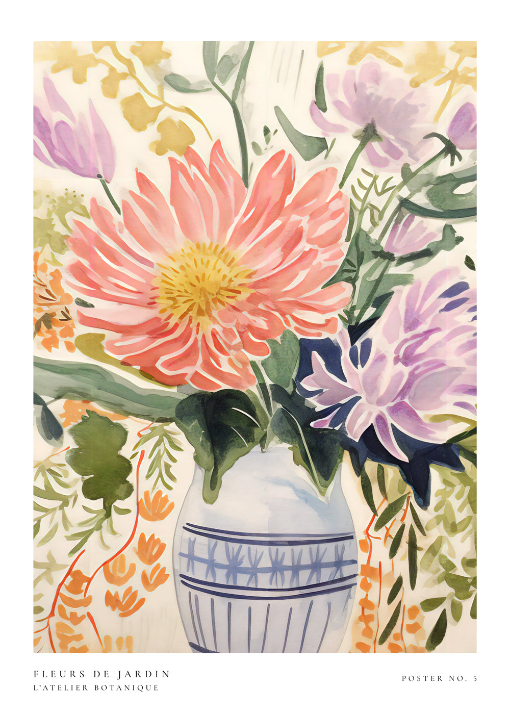 Sandsberg | Fleurs de Jardin - Poster Nr. 5