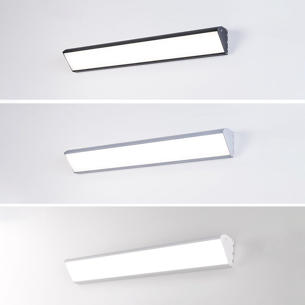 Zeitgenössische industrielle wasserdichte Aluminium rechteckige Rahmen Acryl LED Wandstrahler Lampe für Außenpatio