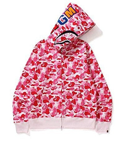 Herren Shark Camouflage Hoodies