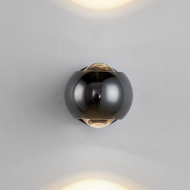 Modern minimalist einfarbig rund drehbar Eisen Aluminium COB LED Wandleuchte lampe