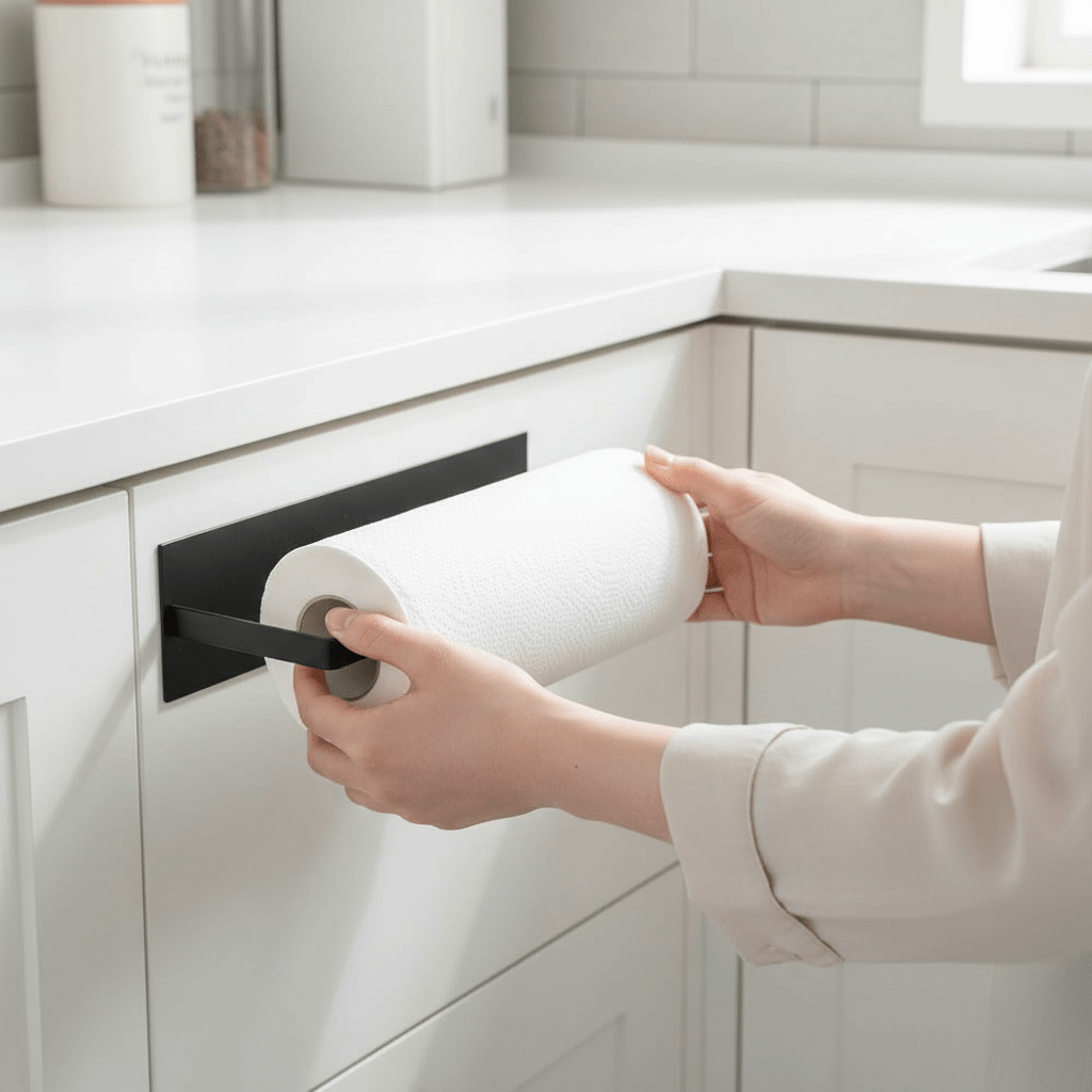 Sandsberg | Robuster Papierhandtuchhalter mit Eisenkonstruktion, einfach zu installieren