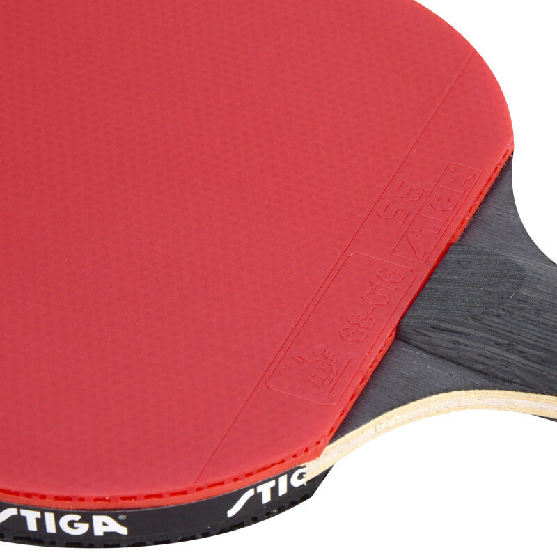 Tischtennisschläger, professioneller Single Shot 6 Star Six Carbon Tischtennisschläger, langer Griff, Shakehand-Griff, gerader kurzer Griff