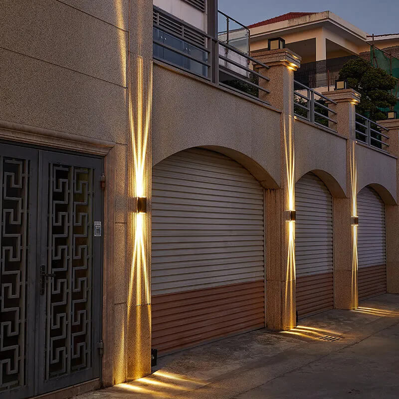 Sandsberg LED Außenwandleuchte | Wasserdicht & Modernes Design | Rechteckige Außenlampe für Haus & Garten