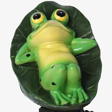 Moderne Art Deco wasserdicht Solar PP Kunststoffharz Frosch LED Landschaftsbeleuchtung Außenlicht für den Garten