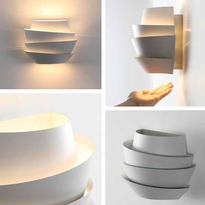 Sandsberg Skandinavische Wandlampe mit Doppelausleuchtung | Modernes Design | Ideal für Wohnzimmer & Schlafzimmer