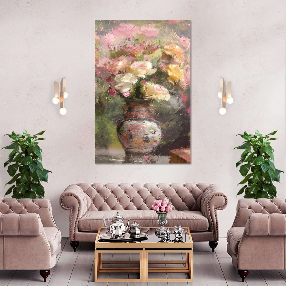 Sandsberg | Stillleben mit Blumen Wandkunst