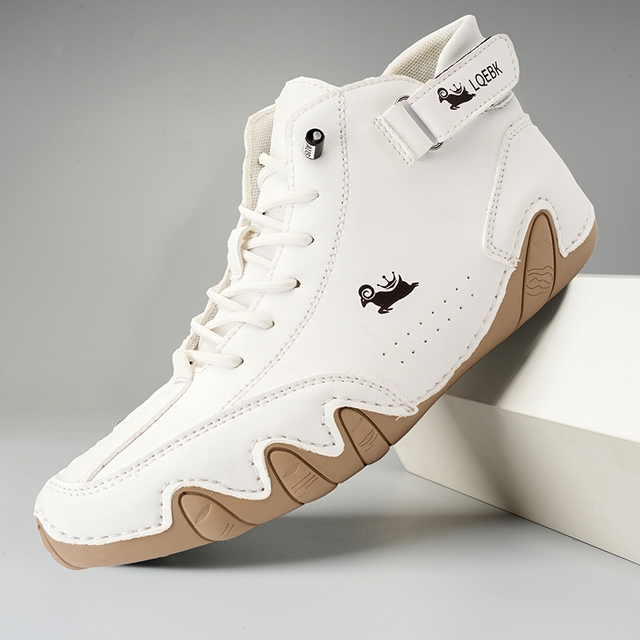 bequemer Rutschfester Barfußschuh aus echtem Leder (Unisex).
