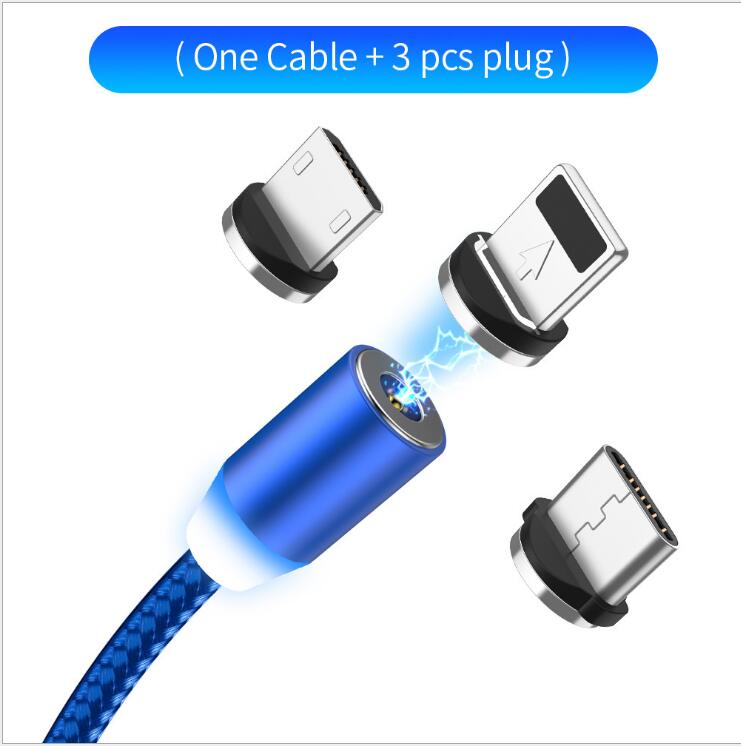 Kompatibel mit Apple, YBD 1m magnetisches LED-Ladekabel