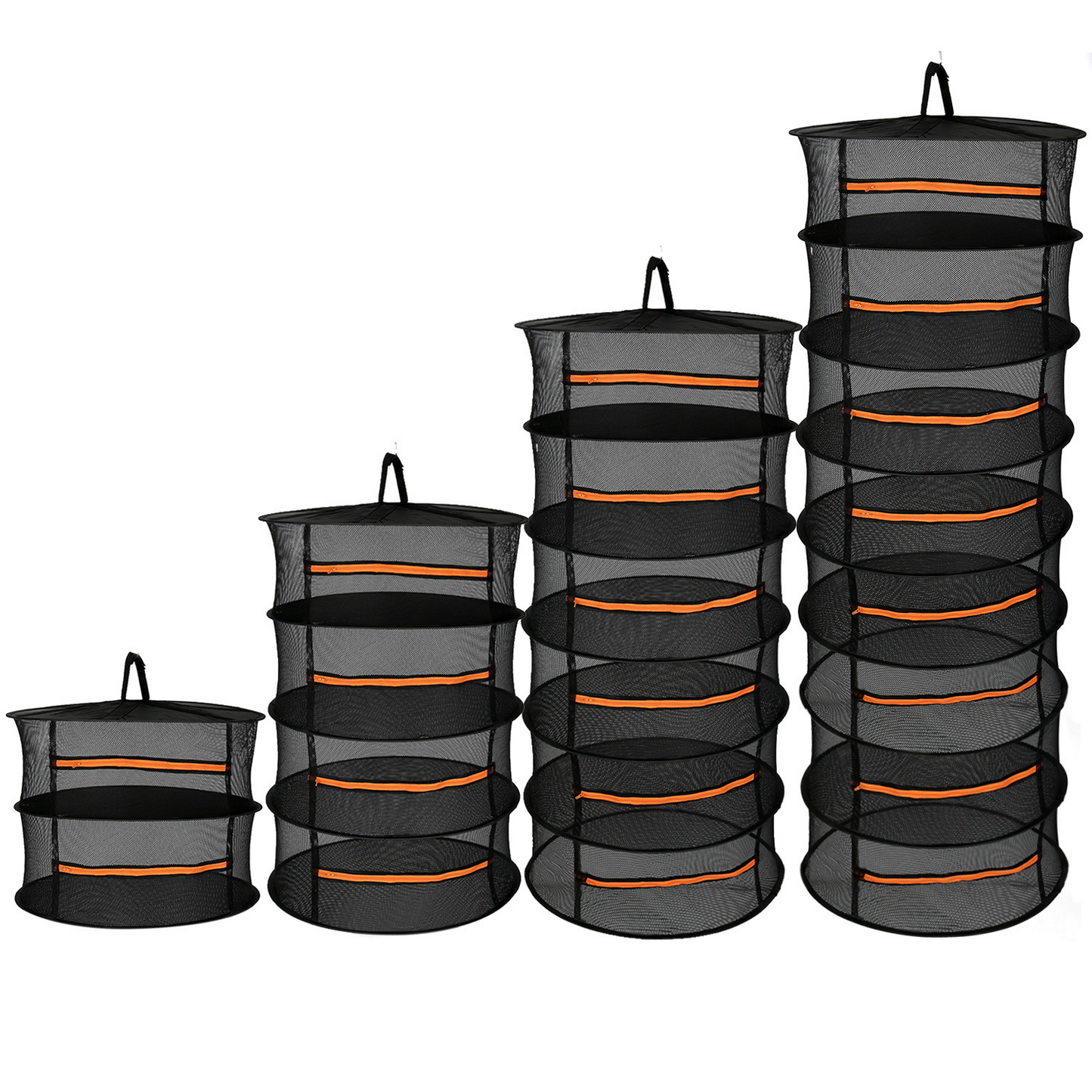 Sandsberg | Faltbarer Trocknungskorb für Obst, Gemüse und Kräuter – Mehrstufige Netzablage für schnellen Trocknungsprozess