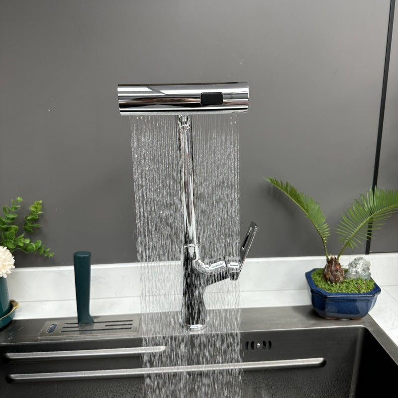 Multifunktionale drehbare Wasserfall-Küchenarmatur