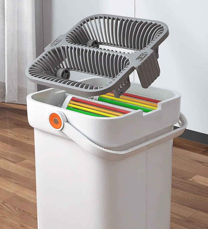 Flacher Bodenwischer und Eimer-Set aus Bleilegierung Z144