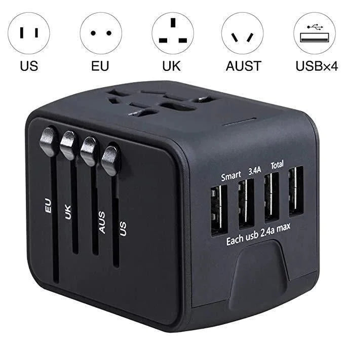 Universeller 100V-220V Smart Reiseadapter Spannungswandler