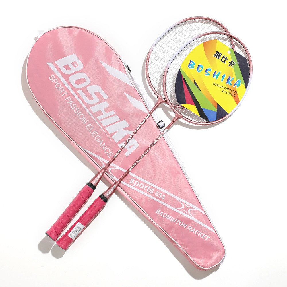 Badmintonschläger für Anfänger Kinder Set Eisenlegierung A