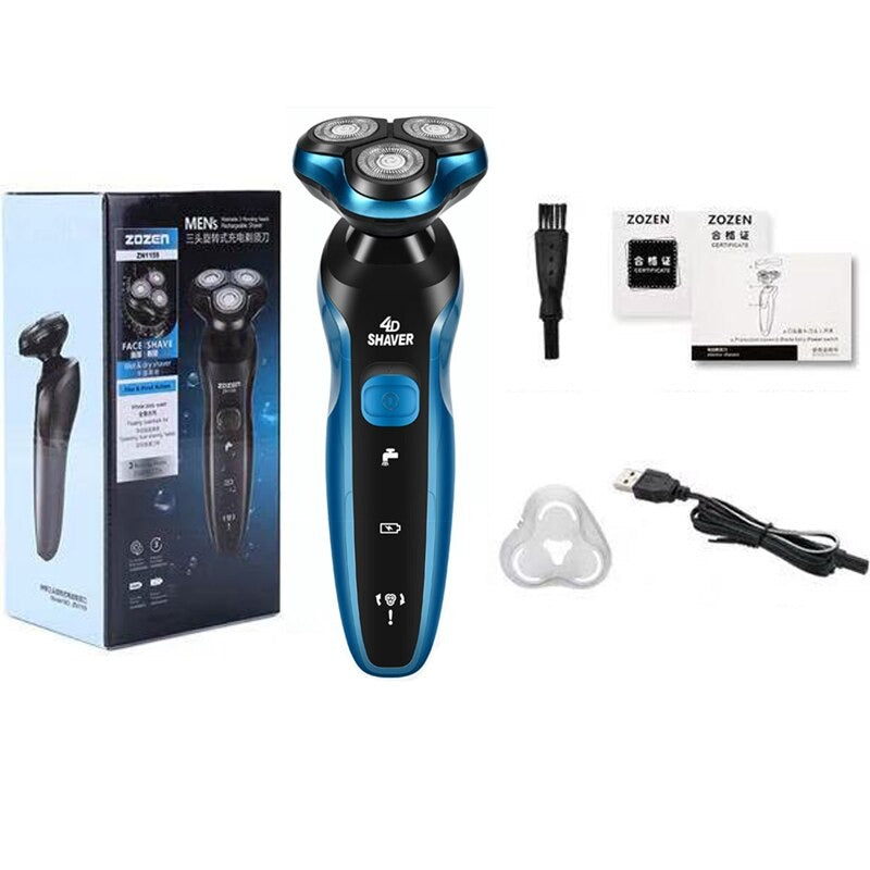 5-in-1-Elektrorasierer für Männer, Rasierer für Glatzen, iciCosmetic, Paket B, UK-Stecker