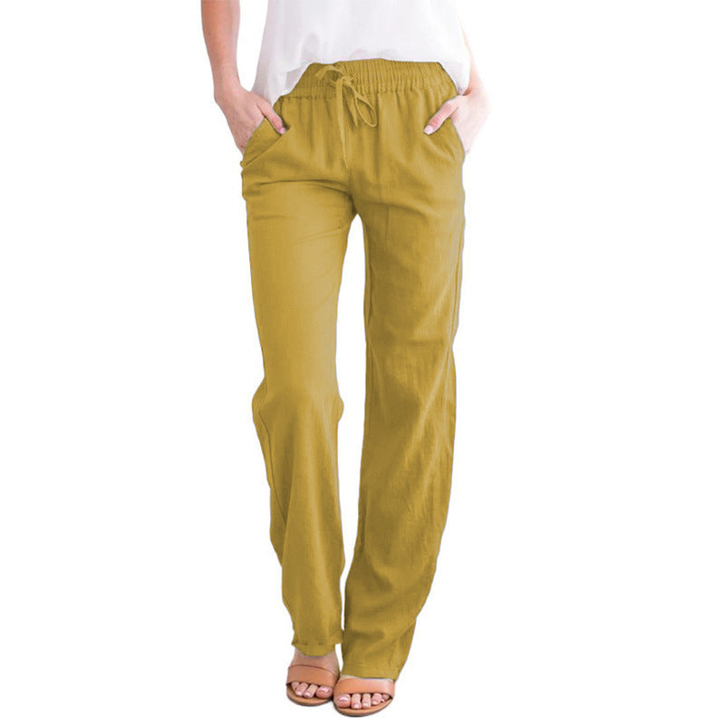 Lockere, bequeme Damen-Hose aus Leinen und Baumwolle🥰Kaufen Sie 2 Stück versandkostenfrei