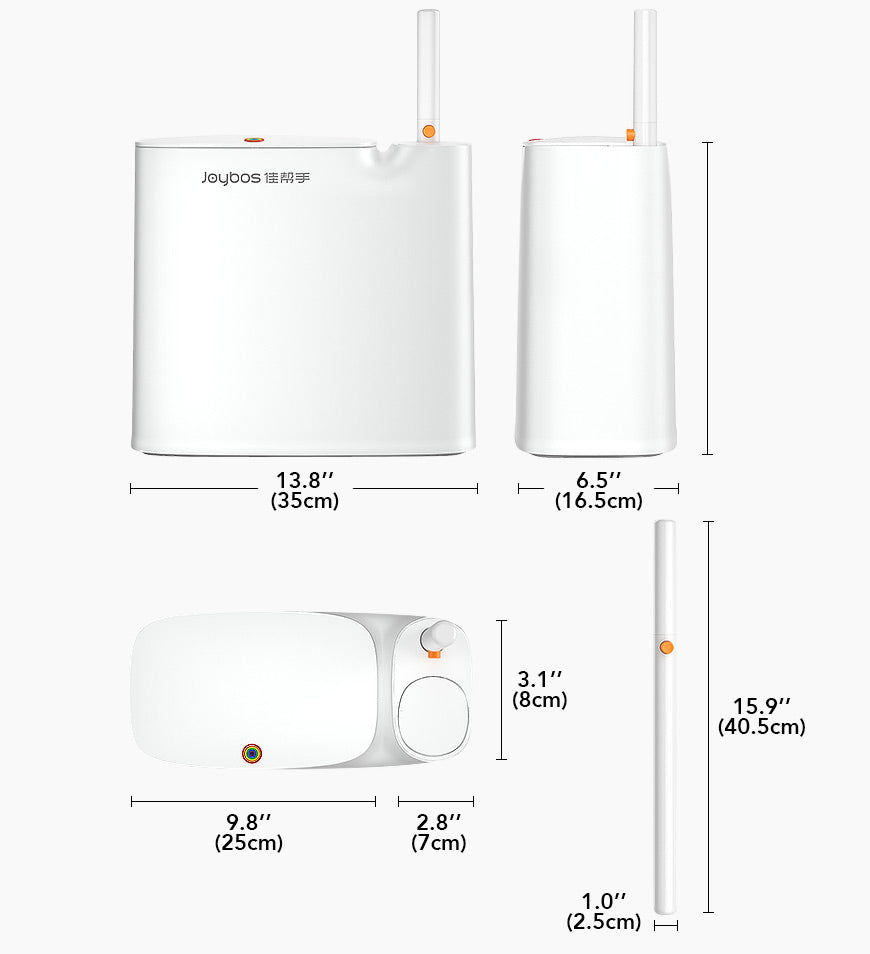 2 in 1 Schmaler Badezimmer-Mülleimer mit Toilettenbürste Z32