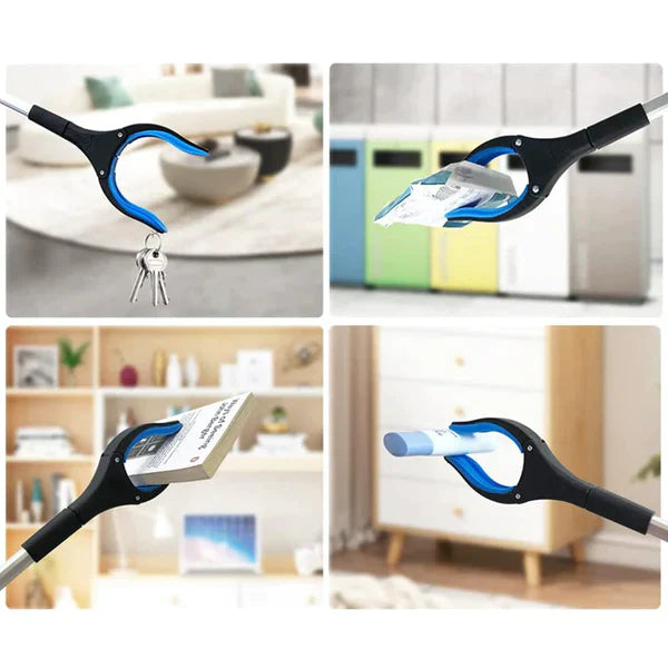 Faltbarer Greifer mit 360° drehbarem Clip