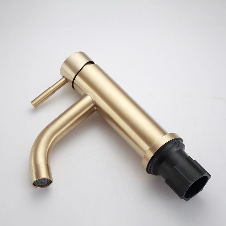 Sandsberg | Deck Mounted Roman Tub Faucet Low Arc Tub Faucet Set in Gold