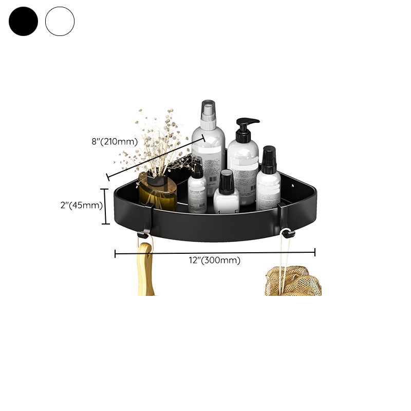 Sandsberg | Modernes Schwarz-Weiß-Metall-Badehardware-Set Bade-Regal Badezimmer-Hardware-Set