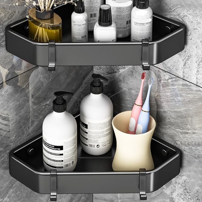 Sandsberg | Modernes Schwarz-Weiß-Metall-Badehardware-Set Bade-Regal Badezimmer-Hardware-Set
