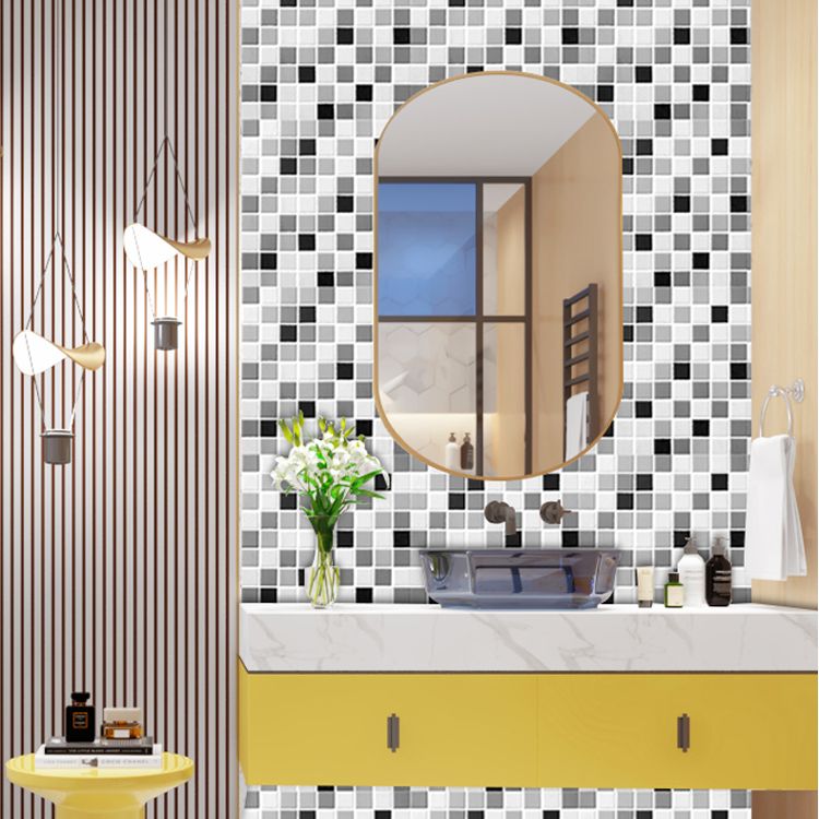 Sandsberg | Mosaikfliesen-Tapete Kunststoff Wasserdicht Abziehen & Kleben Mosaikfliese