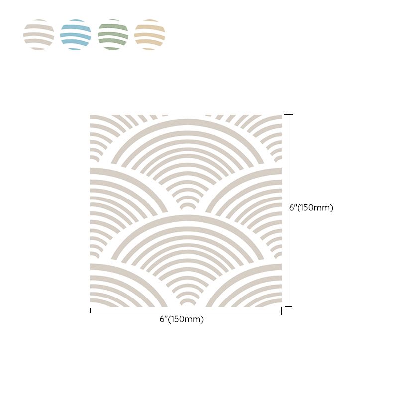 Sandsberg | Modern Mosaic Tile Peel and Stick Tile Pvc Kitchen Backsplash Peel and Stick Wall Tile