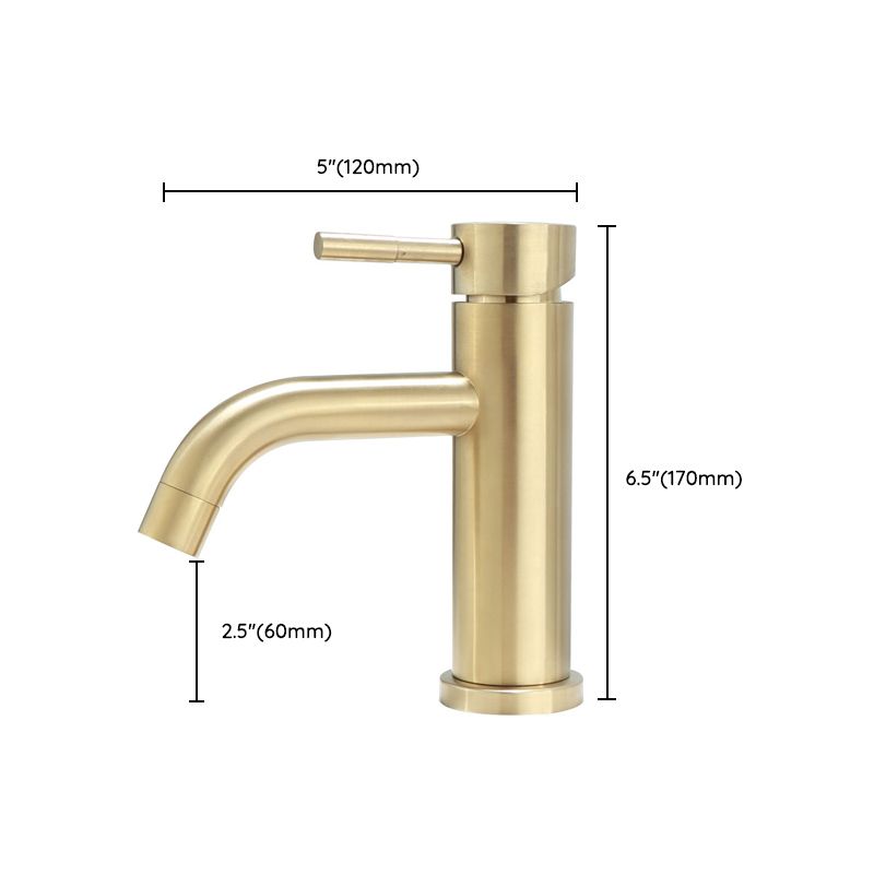Sandsberg | Deck Mounted Roman Tub Faucet Low Arc Tub Faucet Set in Gold