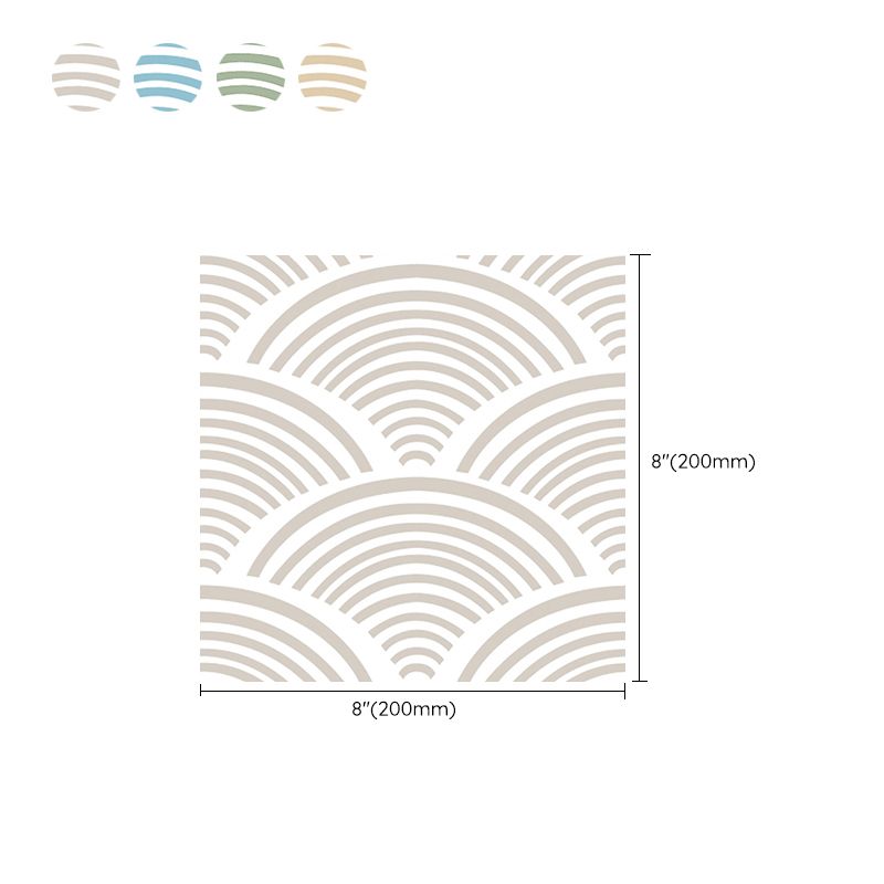 Sandsberg | Modern Mosaic Tile Peel and Stick Tile Pvc Kitchen Backsplash Peel and Stick Wall Tile